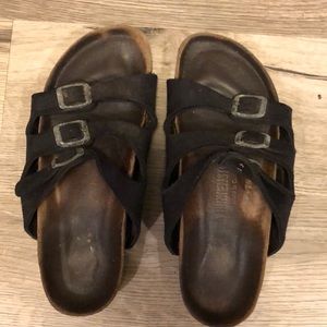 Black Birkenstocks - Florida style- size 38
